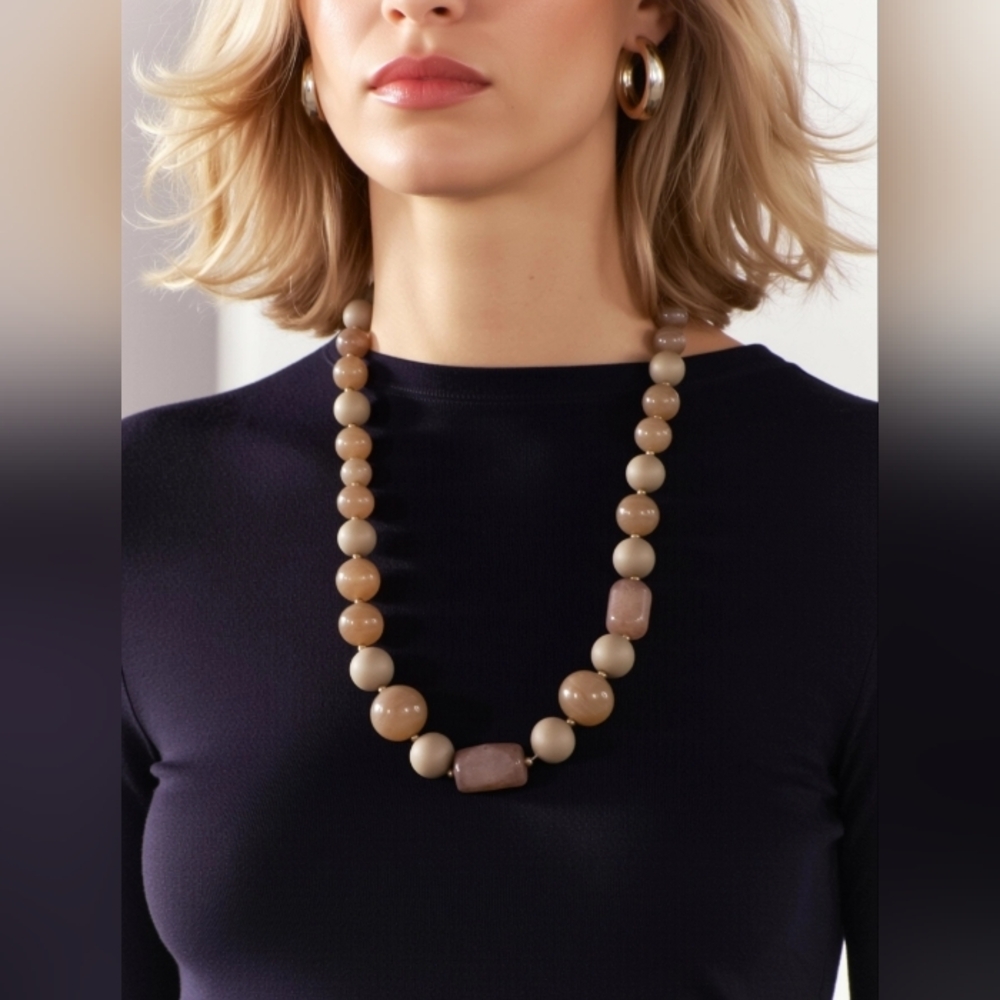 7-in beaded necklace